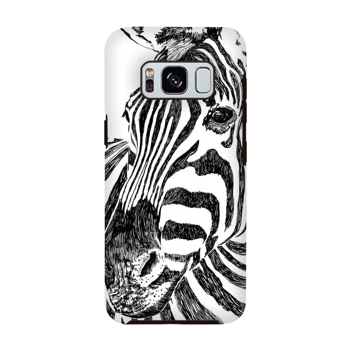 Galaxy S8 StrongFit Zebra by Uma Prabhakar Gokhale