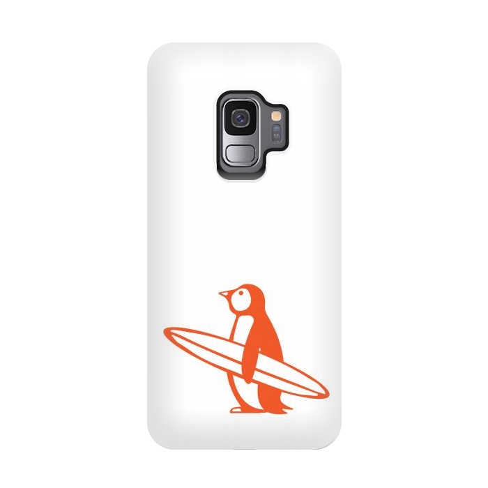 Galaxy S9 StrongFit SURF PENGUIN by Arif Rahman