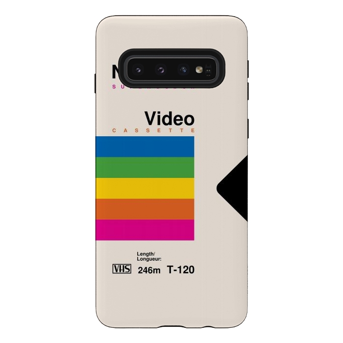 Galaxy S10 StrongFit VHS CASSETTE BOX I by Arif Rahman