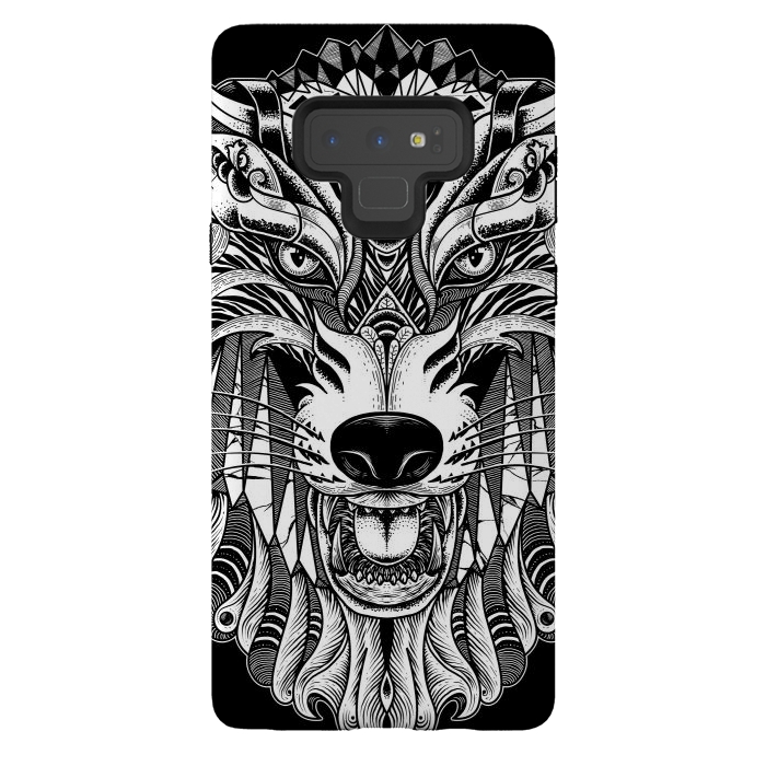Galaxy Note 9 StrongFit Wolf by Afif Quilimo