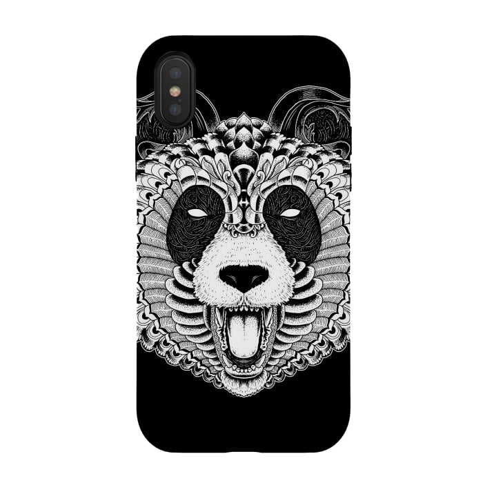 iPhone Xs / X StrongFit Panda by Afif Quilimo