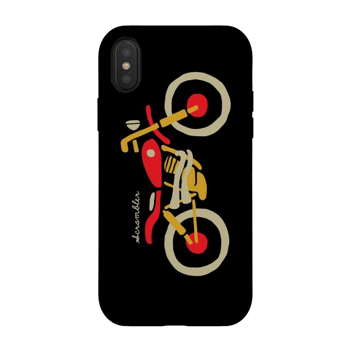 iPhone Xs / X StrongFit Scrambler 2 by Afif Quilimo