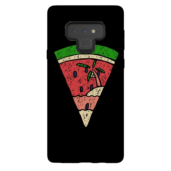 Galaxy Note 9 StrongFit Watermelon and Beach by Afif Quilimo