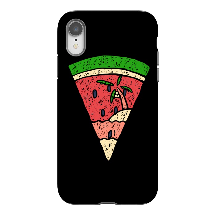 iPhone Xr StrongFit Watermelon and Beach by Afif Quilimo
