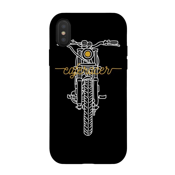 iPhone Xs / X StrongFit Caferacer 2 by Afif Quilimo