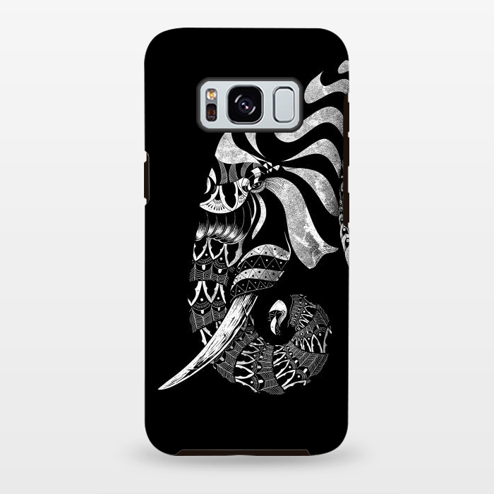 Galaxy S8 plus StrongFit Elephant Ornate by Afif Quilimo