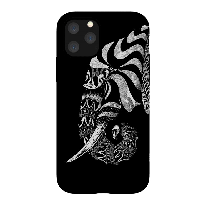 iPhone 11 Pro StrongFit Elephant Ornate by Afif Quilimo
