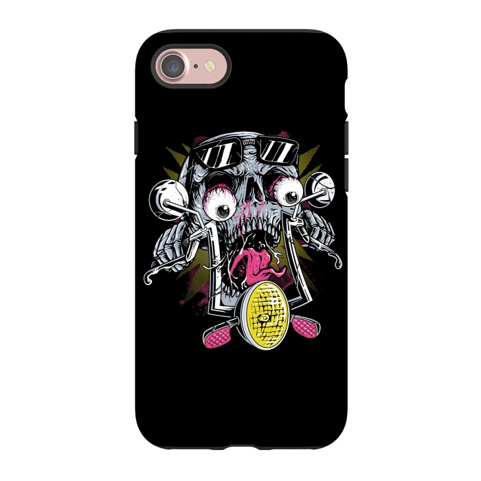 iPhone 7 StrongFit Skull Biker 3 by Afif Quilimo