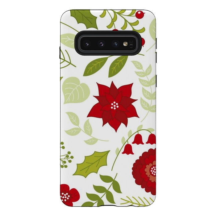 Galaxy S10 StrongFit Christmas and New Year forest by ArtsCase
