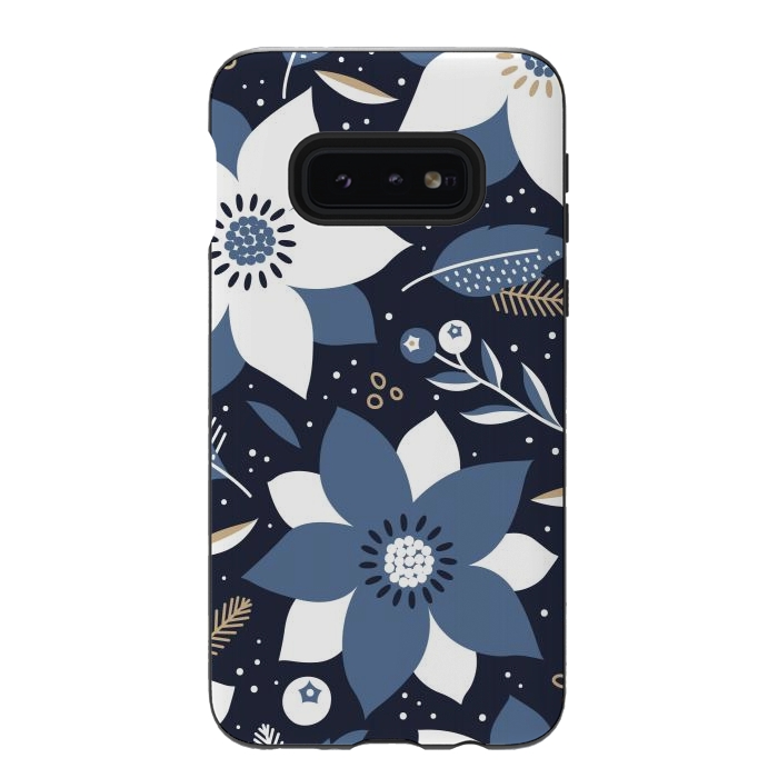 Galaxy S10e StrongFit Festive Floral Design by ArtsCase