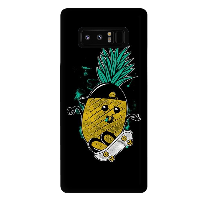 Galaxy Note 8 StrongFit Pineapple Skateboarding by Afif Quilimo