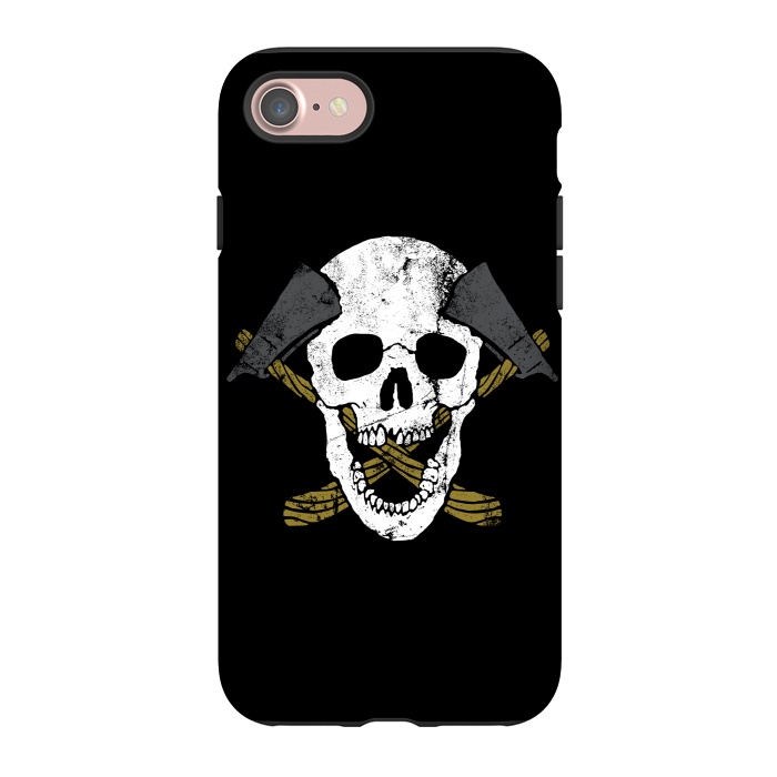 iPhone 7 StrongFit Skull Axe by Afif Quilimo