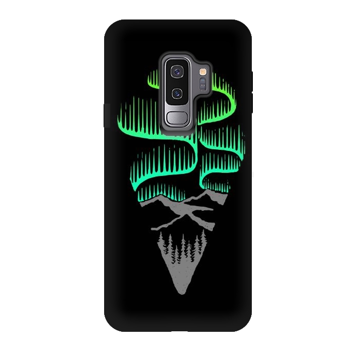 Galaxy S9 plus StrongFit Aurora Borealis by Afif Quilimo