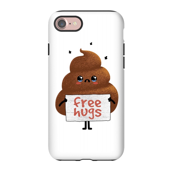 iPhone 7 StrongFit Free Hugs Poop by Afif Quilimo