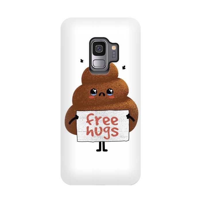 Galaxy S9 StrongFit Free Hugs Poop by Afif Quilimo