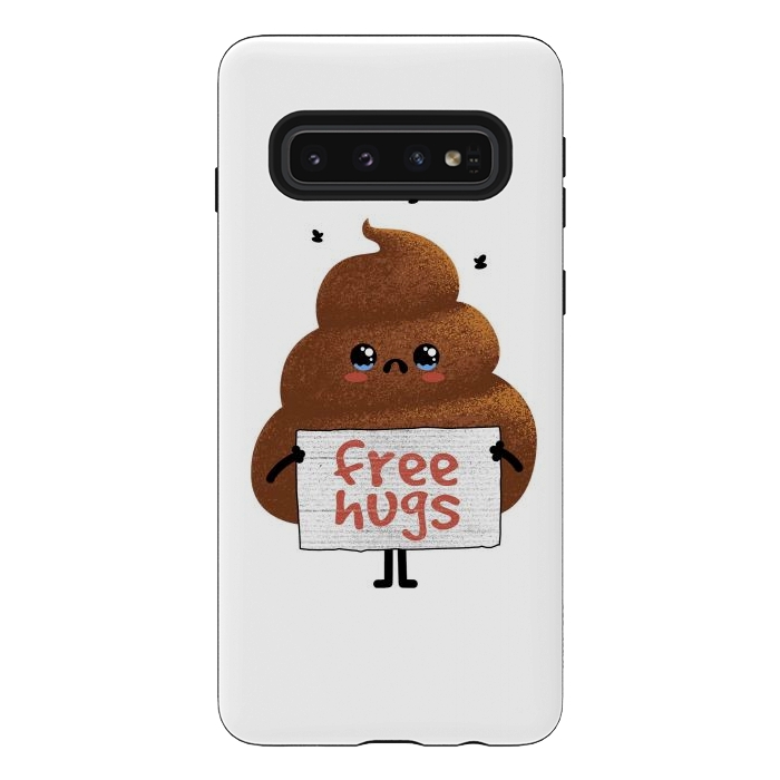Galaxy S10 StrongFit Free Hugs Poop by Afif Quilimo
