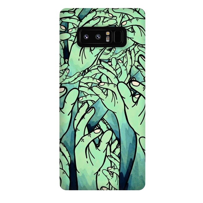 Galaxy Note 8 StrongFit Zombies! by Steve Wade (Swade)