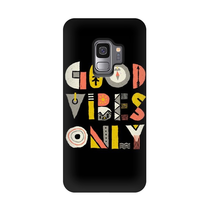 Galaxy S9 StrongFit Good Vibes Only by Afif Quilimo