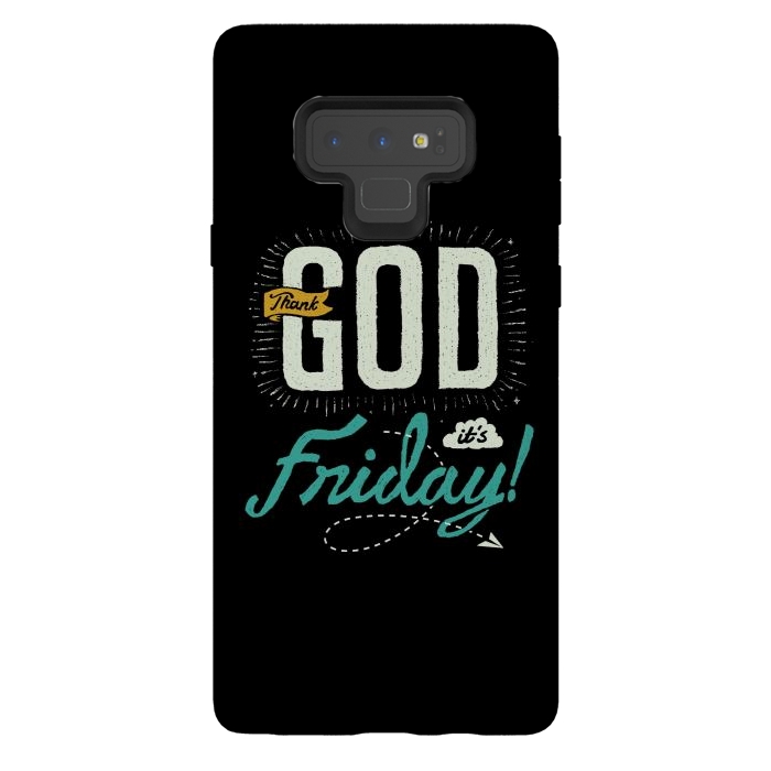 Galaxy Note 9 StrongFit Thank GOD it's Friday by Afif Quilimo