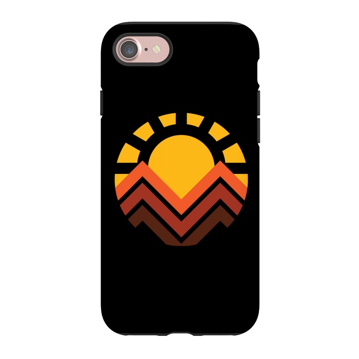 iPhone 7 StrongFit Sunset mountain by Afif Quilimo