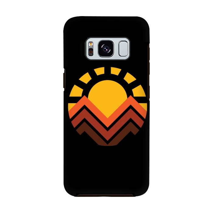 Galaxy S8 StrongFit Sunset mountain by Afif Quilimo