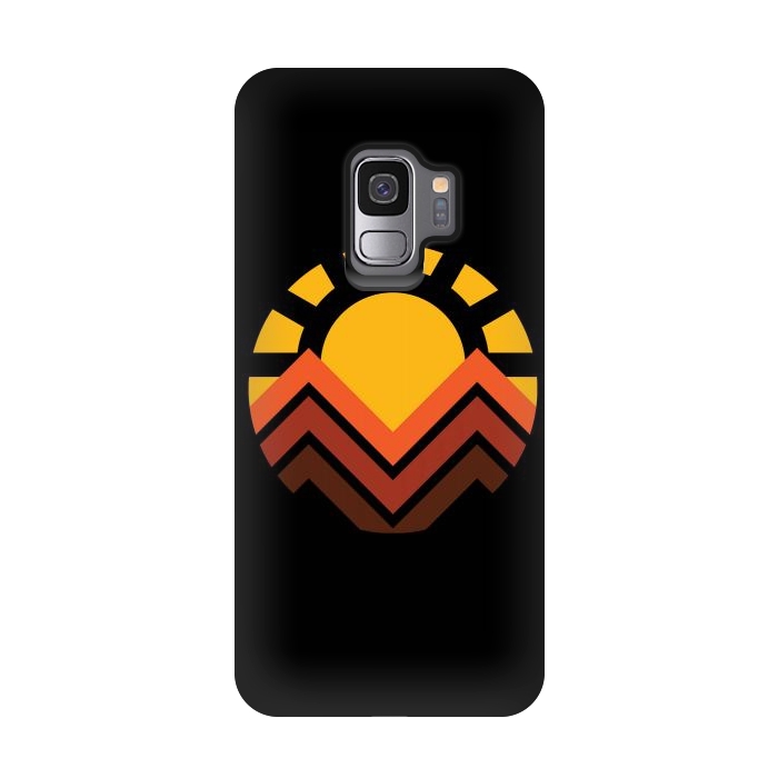 Galaxy S9 StrongFit Sunset mountain by Afif Quilimo