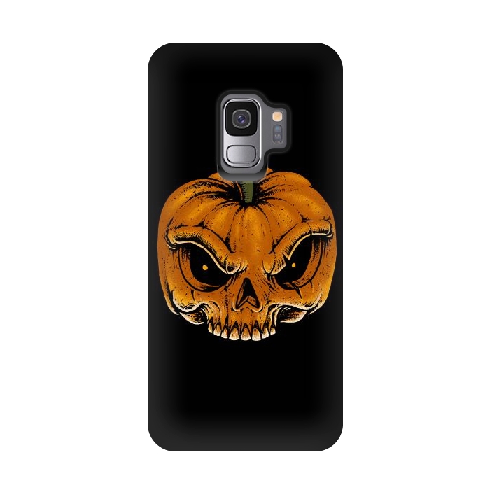 Galaxy S9 StrongFit Skull Pumkin by Afif Quilimo