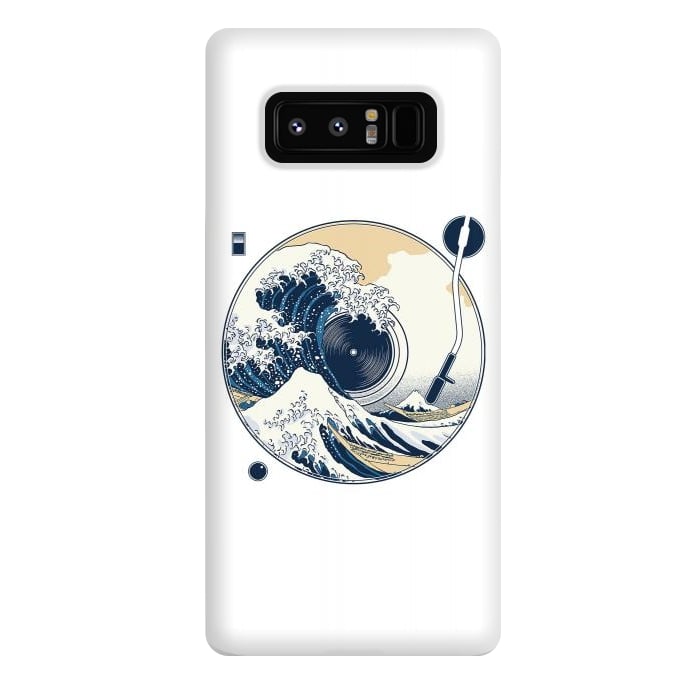 Galaxy Note 8 StrongFit The Great Wave off Sound by Afif Quilimo