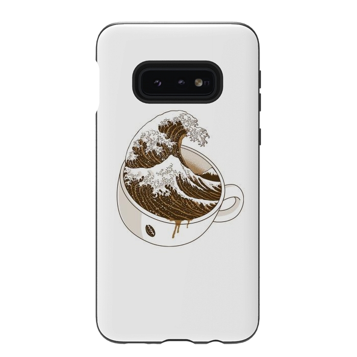 Galaxy S10e StrongFit The Great Wave off Coffee by Afif Quilimo