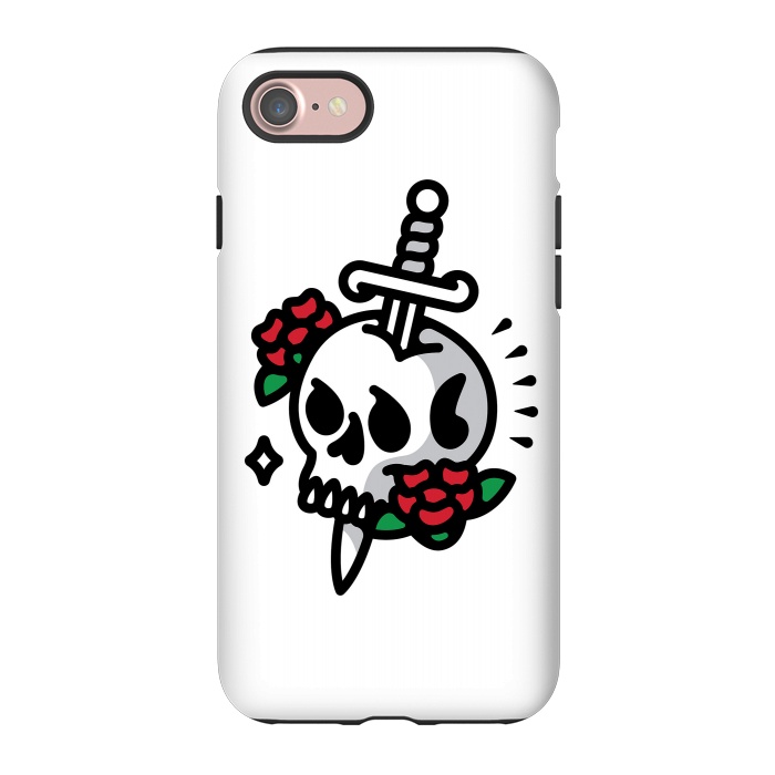 iPhone 7 StrongFit Death Flower Tattoo by Afif Quilimo
