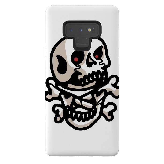 Galaxy Note 9 StrongFit Crossbones by Afif Quilimo