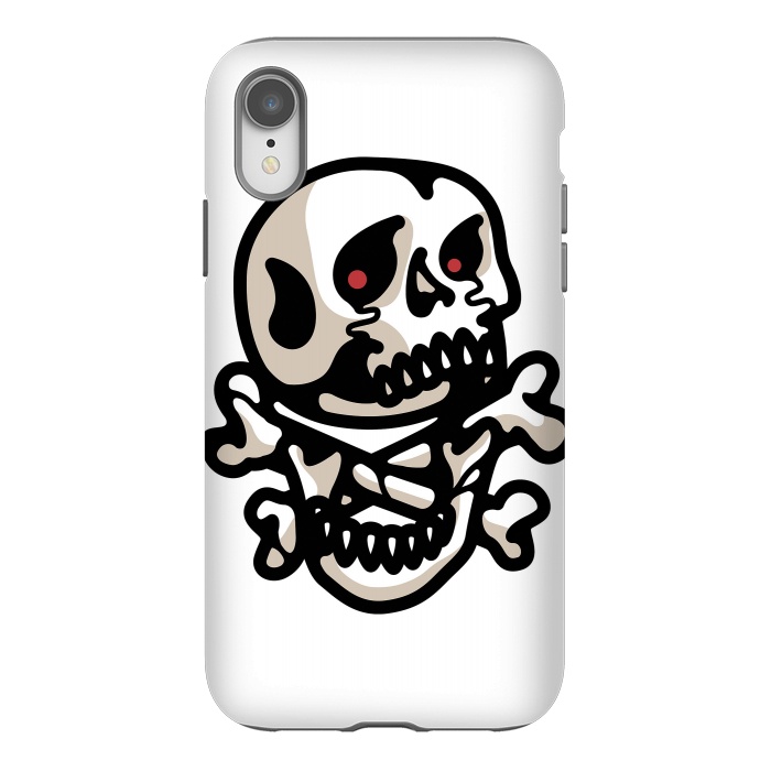 iPhone Xr StrongFit Crossbones by Afif Quilimo