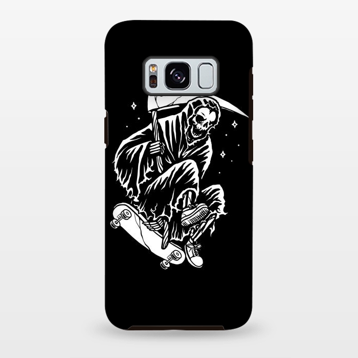Galaxy S8 plus StrongFit Grim Skater by Afif Quilimo