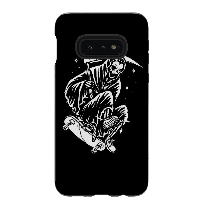 Galaxy S10e StrongFit Grim Skater by Afif Quilimo