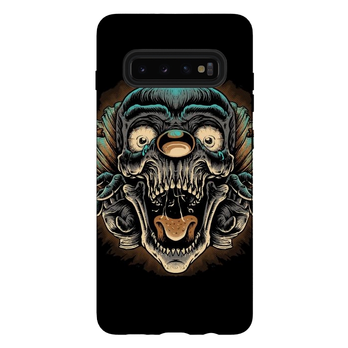 Galaxy S10 plus StrongFit Scary Clown by Afif Quilimo