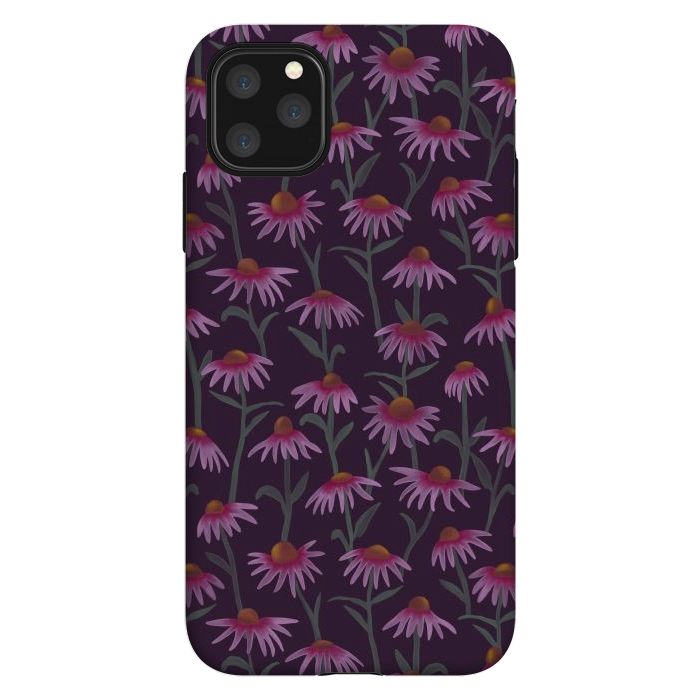 iPhone 11 Pro Max StrongFit Echinacea Flowers by Tishya Oedit