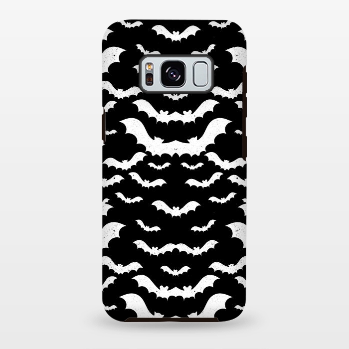 Galaxy S8 plus StrongFit Spooky bats Halloween pattern by Oana 