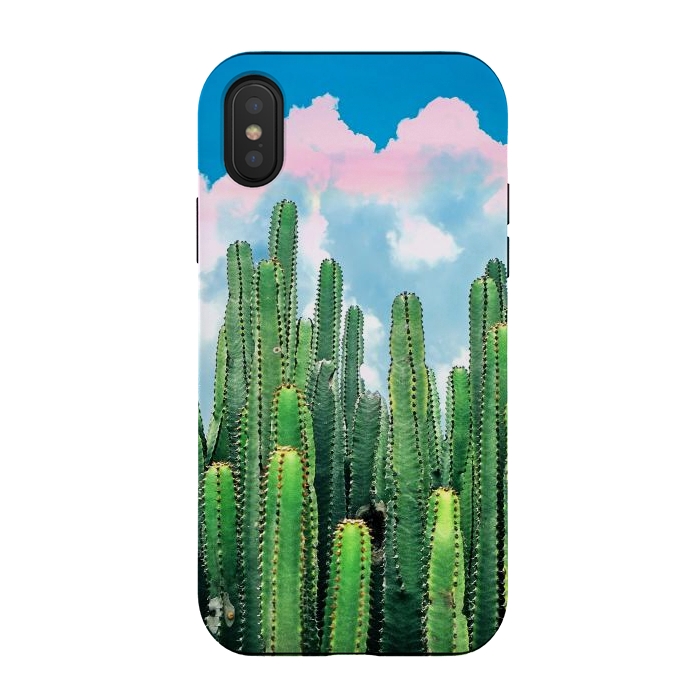 iPhone Xs / X StrongFit Cactus Summer by Uma Prabhakar Gokhale