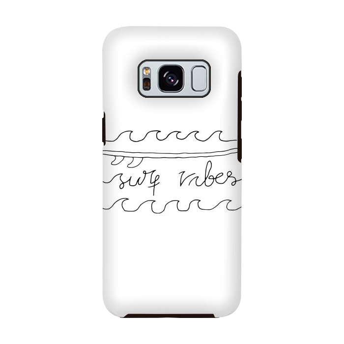 Galaxy S8 StrongFit Surf Vibes Typo 2 by Afif Quilimo