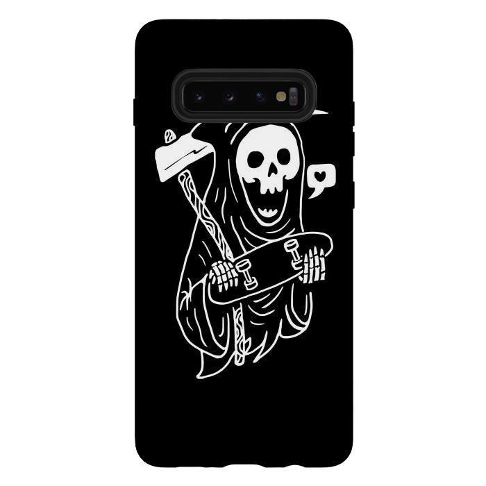 Galaxy S10 plus StrongFit Grim Skater 2 by Afif Quilimo