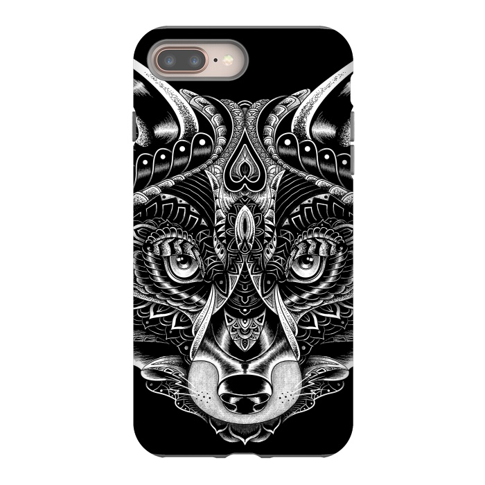 iPhone 7 plus StrongFit Fox Ornate by Afif Quilimo