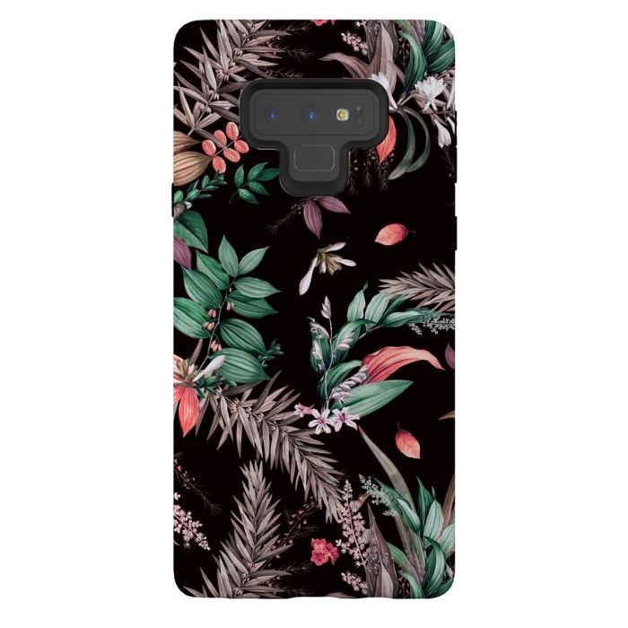 Galaxy Note 9 StrongFit Vibrant exotic bouquets by Mmartabc