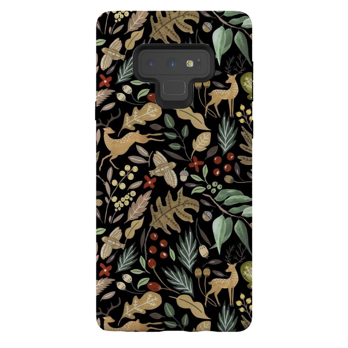 Galaxy Note 9 StrongFit Christmas Nature by Mmartabc