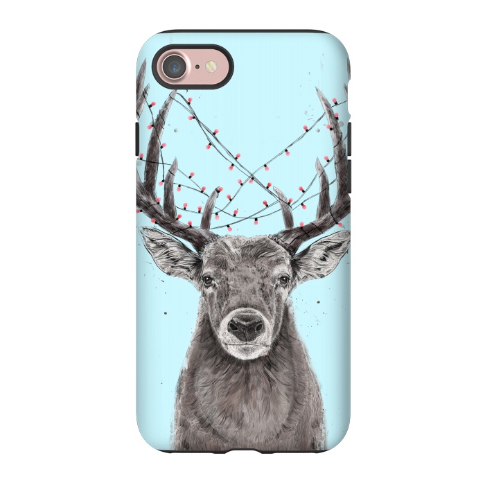 iPhone 7 StrongFit Xmas deer by Balazs Solti