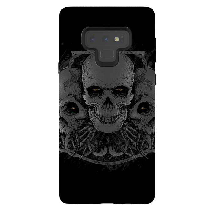 Galaxy Note 9 StrongFit 3 Skull by Afif Quilimo