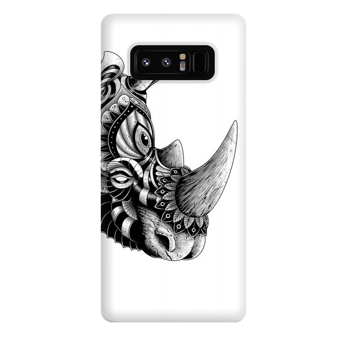 Galaxy Note 8 StrongFit Rhino Ornate(White) by Afif Quilimo