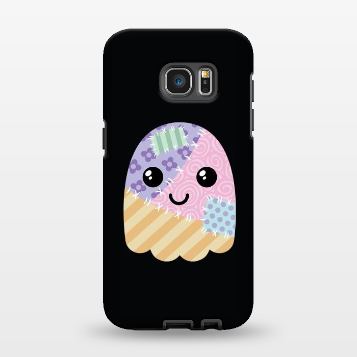 Galaxy S7 EDGE StrongFit Patchwork ghost by Laura Nagel
