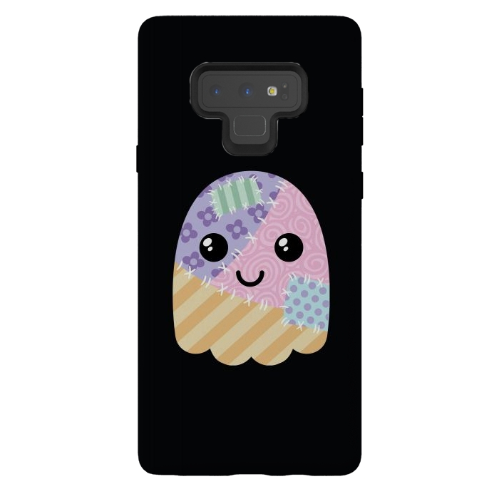 Galaxy Note 9 StrongFit Patchwork ghost by Laura Nagel