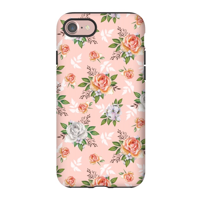 iPhone 7 StrongFit Vintage roses by Julia Badeeva