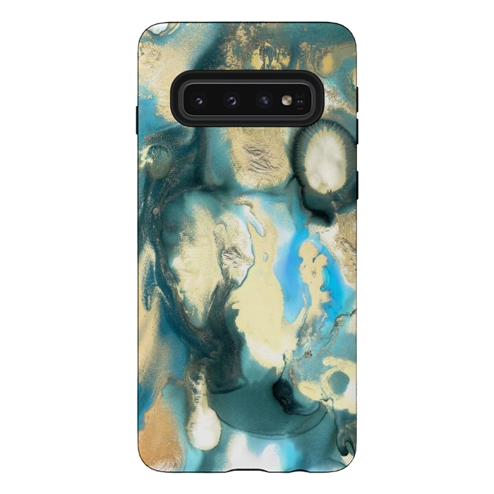 Galaxy S10 StrongFit Golden Reef by Tangerine-Tane